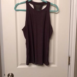 Dark purple athletic top